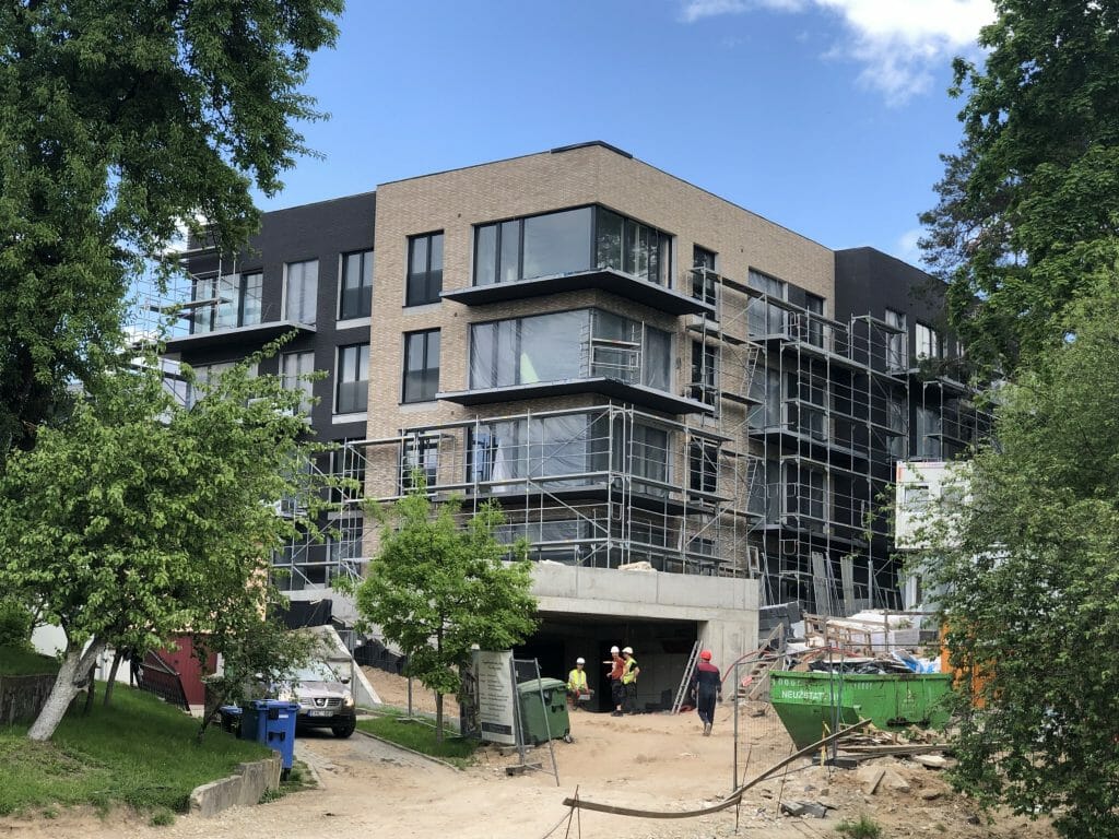 Žvėryno parkas (Latvių g. 55A) - Multi apartment - construction photos