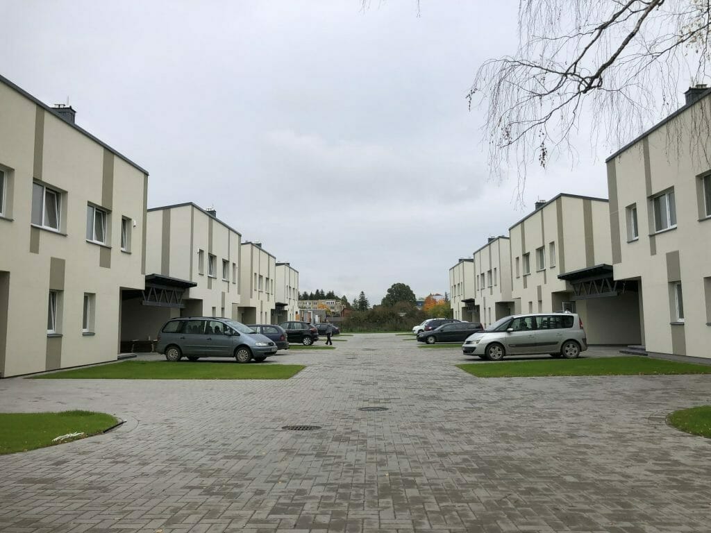 Saulės skg. 1, 2, 5, 6 (Saulės skg. 1, 2, 5, 6) - Row housing - construction photos