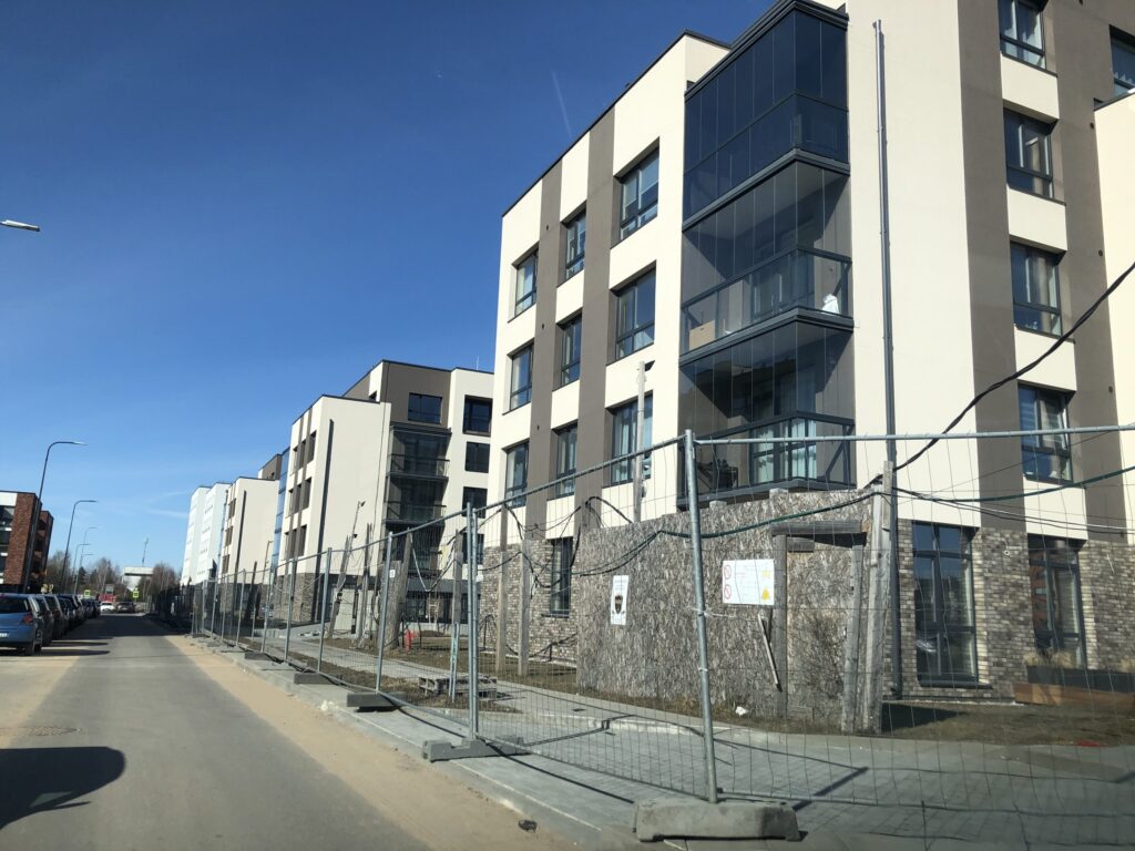 Bitėnų oazė 1-2 etapai (Bitėnų g. 3D, 1B) - Multi apartment - construction photos