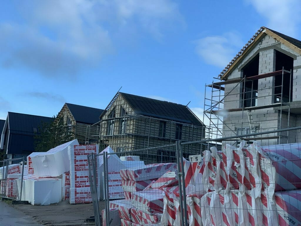 Versmių parkas (Versmių g. 2, 4, 6, 7, 8, 9, 10, 11, 12, 13, 15, 16, 17, 19 - 47) - Land plots, Private house community - construction photos