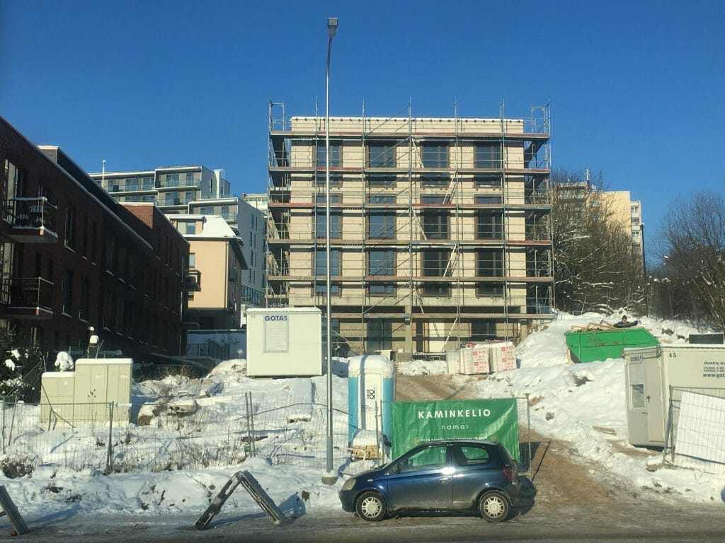 Kaminkelio namai (Kaminkelio g. 24) - Multi apartment - construction photos