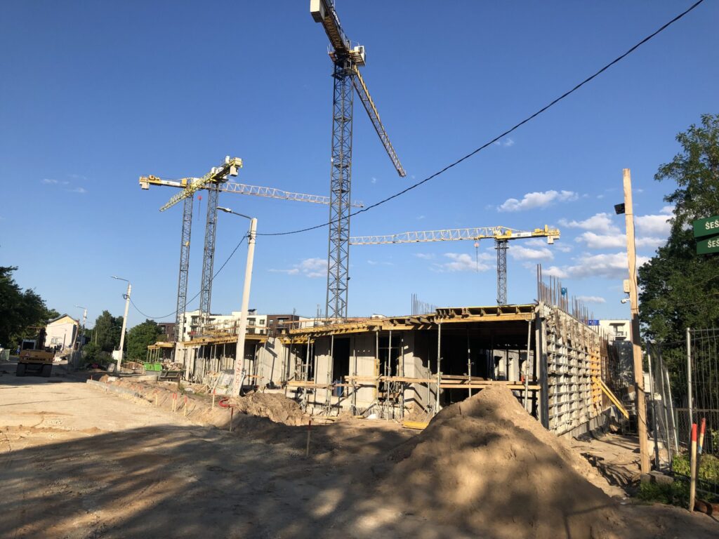 Žvėryno City (Paribio g. 12) - Multi apartment - construction photos