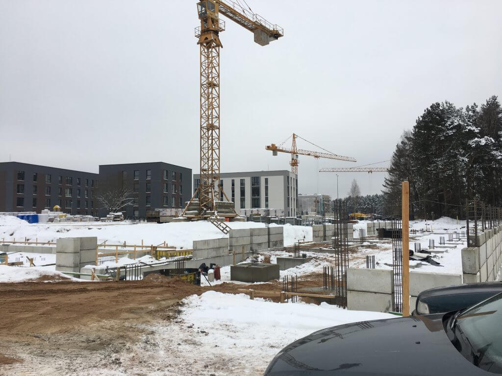 Lazdynėlių 30 (Lazdynėlių g. 30) - Daudzdzīvokļu nams - būvdarbu attēli