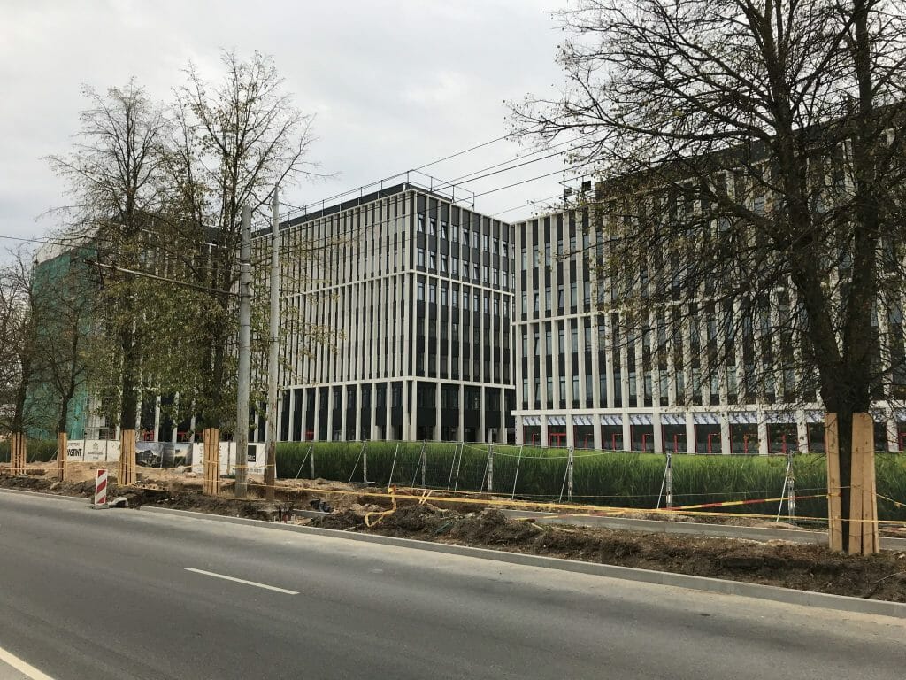 Business Garden Vilnius 1 etapas (Laisvės pr. 10) - Office center - construction photos