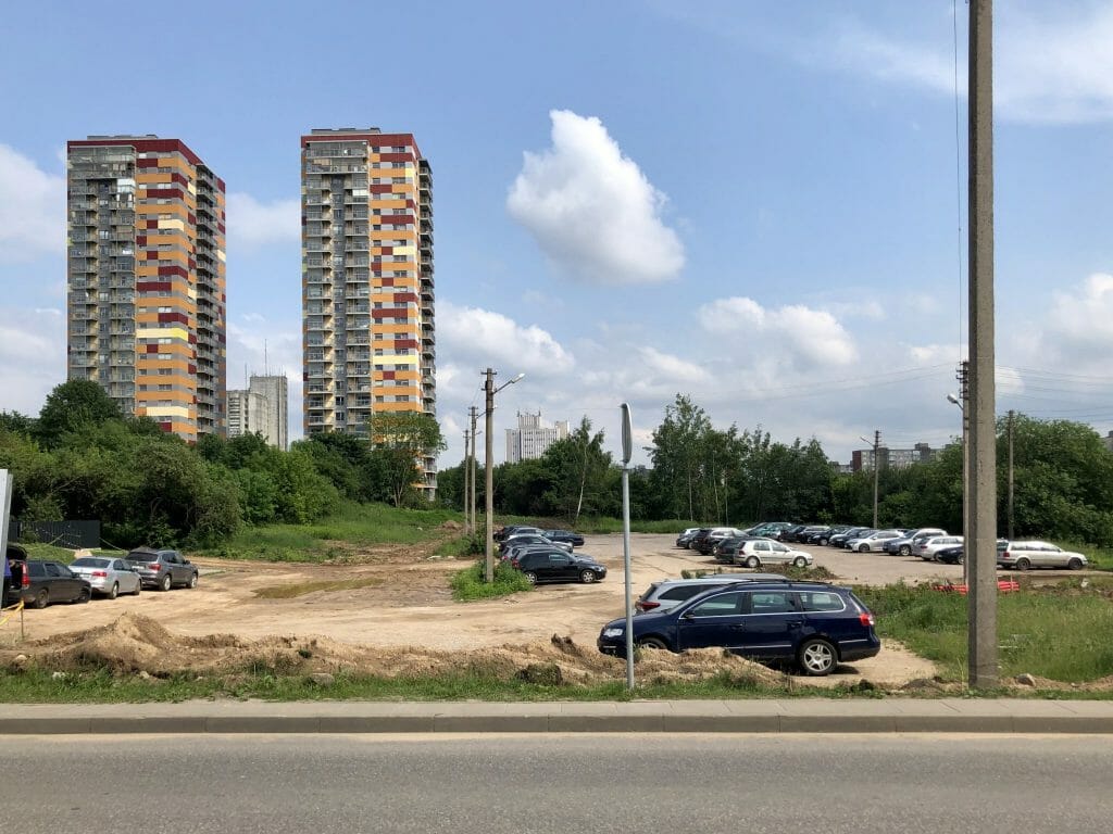 Sky Office (Spaudos g. 7) - Office center - construction photos