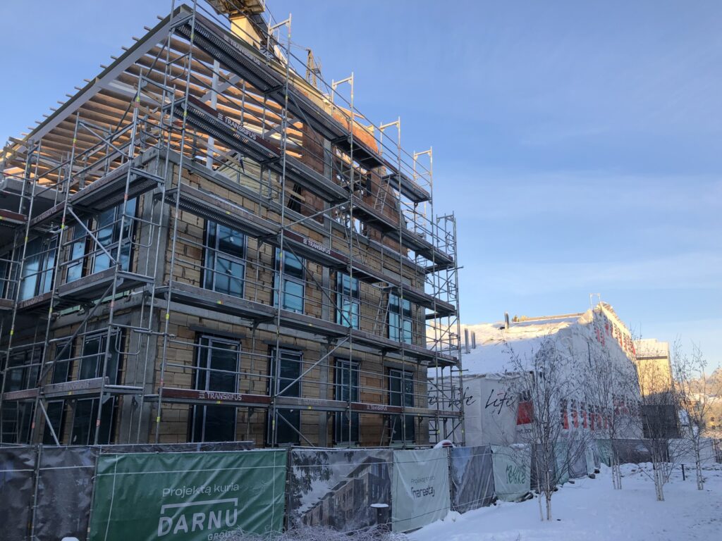 PAUPYS 6 etapas (Aukštaičių g. 7) - Multi apartment - construction photos