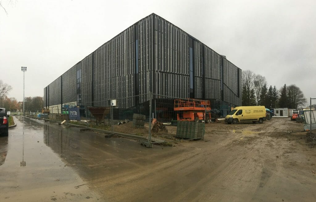 Futbolo mokyklos ir baseino pastato konversija 1 etapas (Paryžiaus Komunos g. 16A) - Sporta būve - būvdarbu attēli