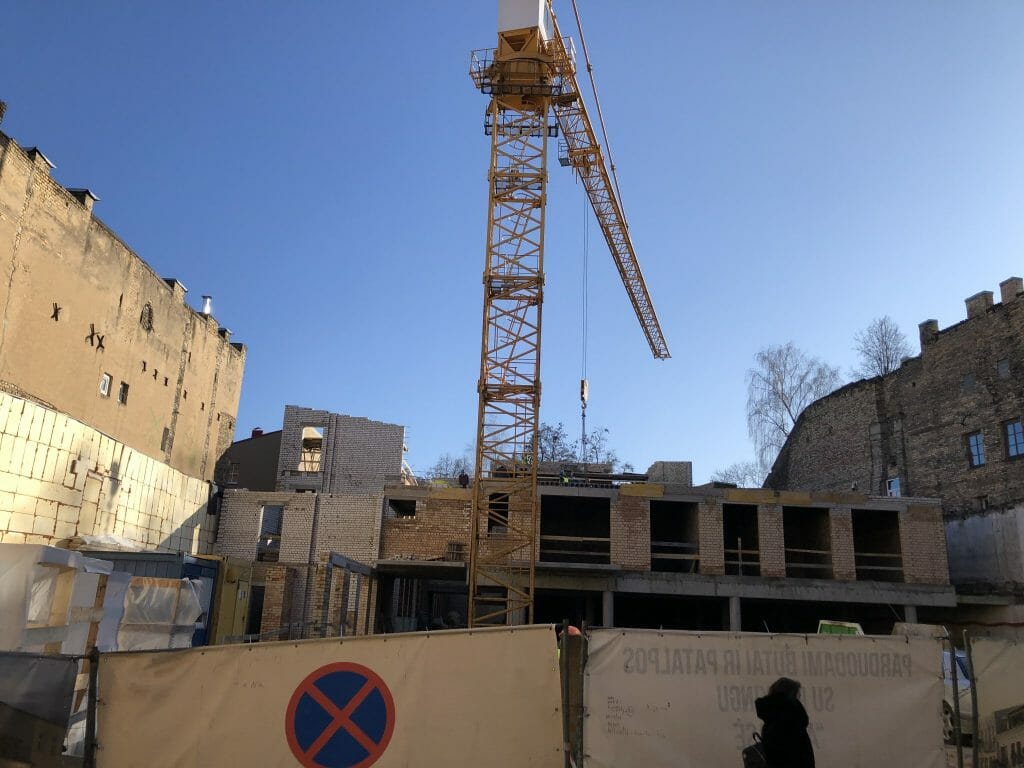 Šv. Stepono 12 (Šv. Stepono g. 12) - Multi apartment - construction photos