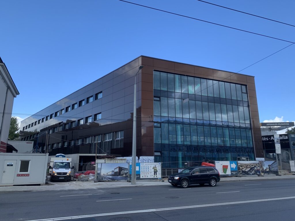 Lenkų kultūros namų priestatas (Naugarduko g. 76) - Cultural center - construction photos