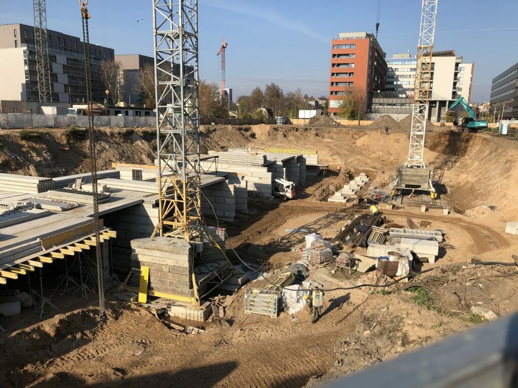 K17 (Kernavės g. 15, 17) - Multi apartment - construction photos