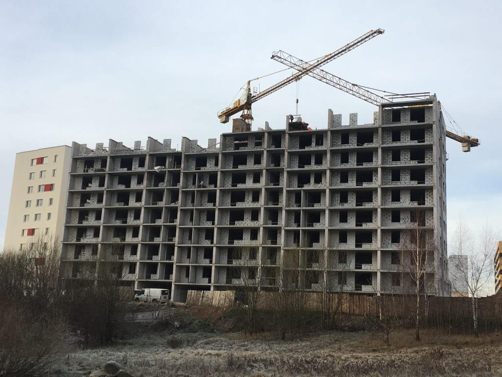 Leičių kiemas 2 etapas (Leičių g. 11) - Multi apartment - construction photos