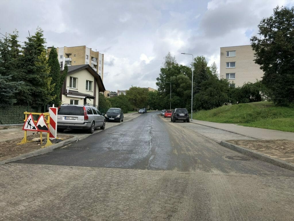 Ramaus eismo gatvė Šaltkalvių g (Šaltkalvių g.) - Street - construction photos