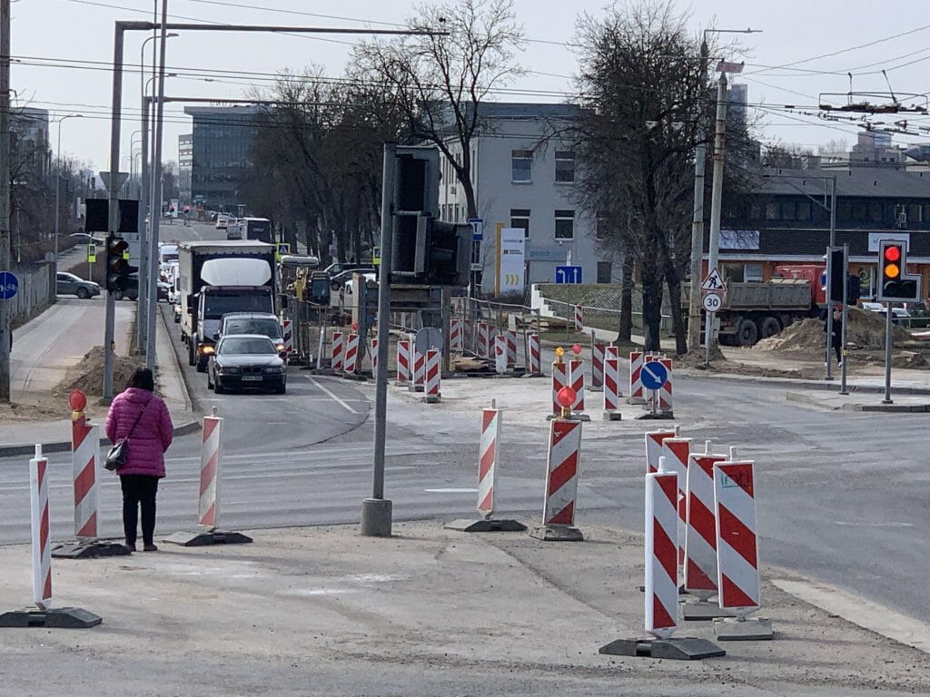 Lietaus kolektoriaus ir nuotekų valymo įrenginių rekonstrukcija ir statyba Verkių, Kareivių g. (Kareivių g.) - Distribution network - construction photos