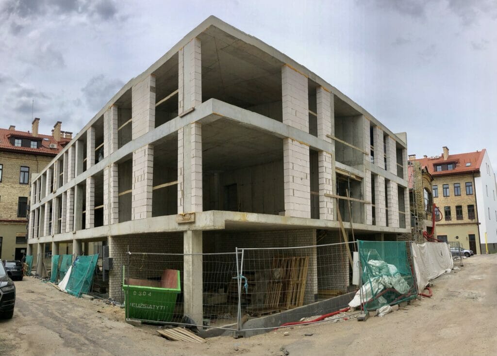 Bazilijonų namai 3 etapas (Bazilijonų g. 3B, 3C) - Multi apartment - construction photos