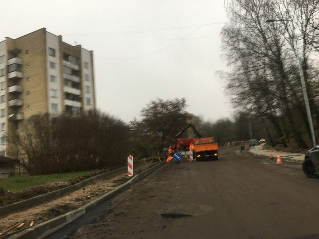 Ramaus eismo gatvė Šaltkalvių g (Šaltkalvių g.) - Street - construction photos