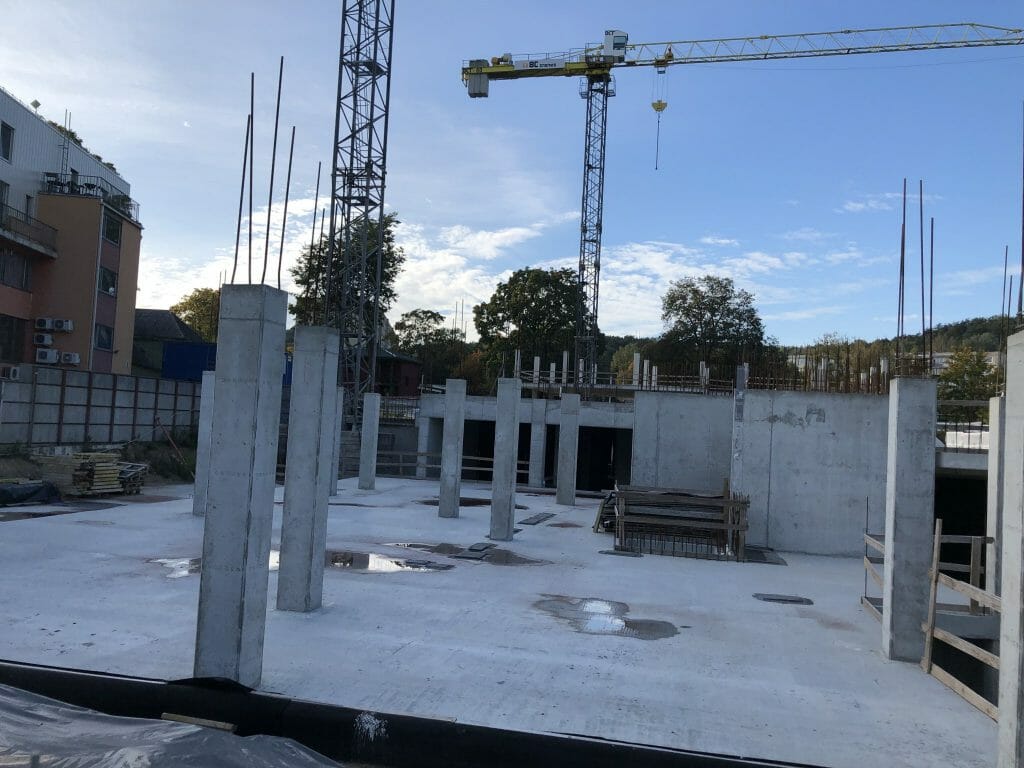 Žvėryno lapės (Lapių g. 3) - Daugiabutis - statybų nuotraukos