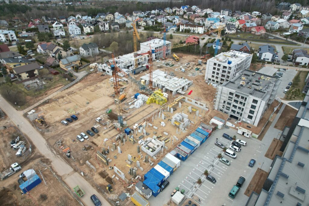 Aitvarų namai 5 etapas (Lietaus g. 12) - Daugiabutis - statybų nuotraukos