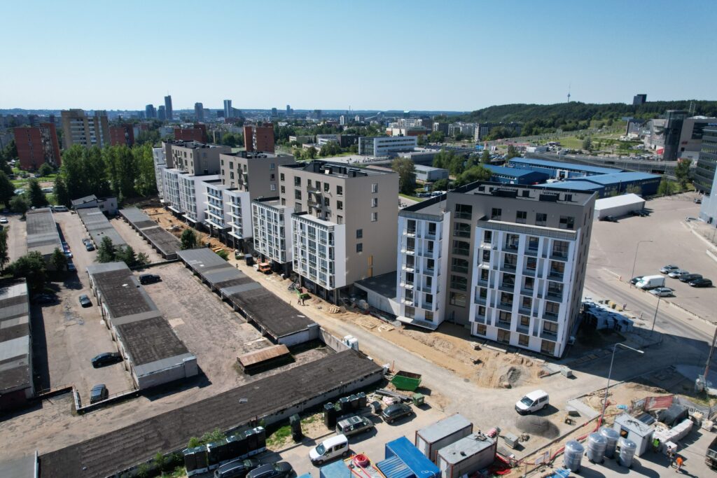 Go Life (Vito Gerulaičio g. 4, Ozo g. 6B) - Daugiabutis - statybų nuotraukos