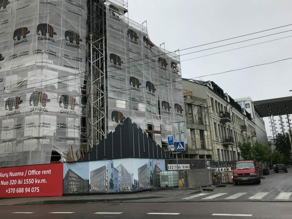 Office Boutique (Dainavos g. 7) - Office center - construction photos
