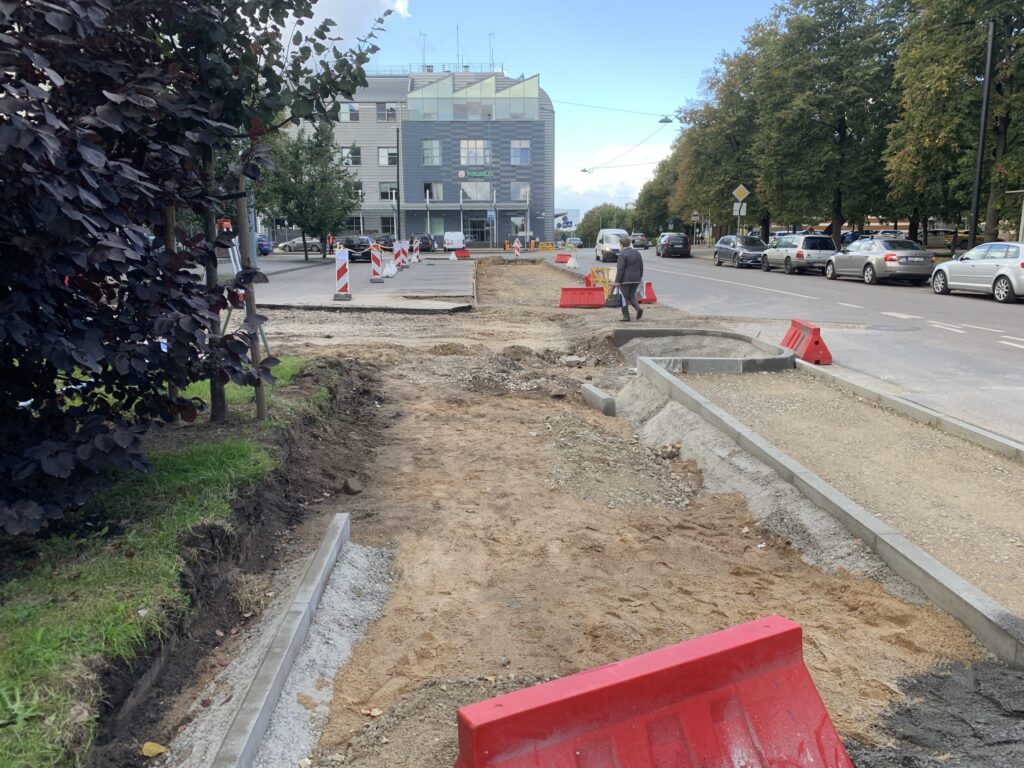 Ramaus eismo T. Ševčenkos g. (T. Ševčenkos g.) - Street - construction photos