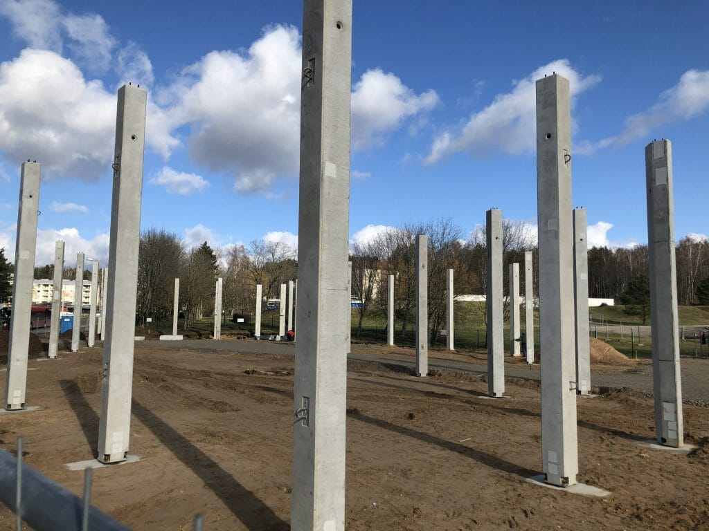 Maxima Lazdynėlių g. (Lazdynėlių g. 23A) - Food store - construction photos