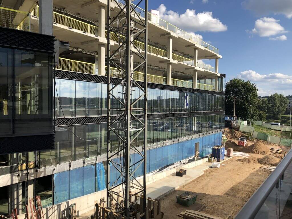 SEB administracinis (Gedimino Baravyko g. 4) - Biroju centrs - būvdarbu attēli