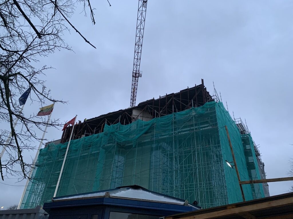 Vilniaus kongresų rūmai (Vilniaus g. 6-1) - Concert hall - construction photos