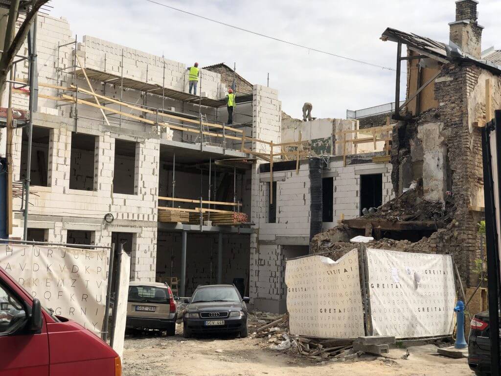 Raugyklos g. 3 (Raugyklos g. 3) - Multi apartment, Office center - construction photos