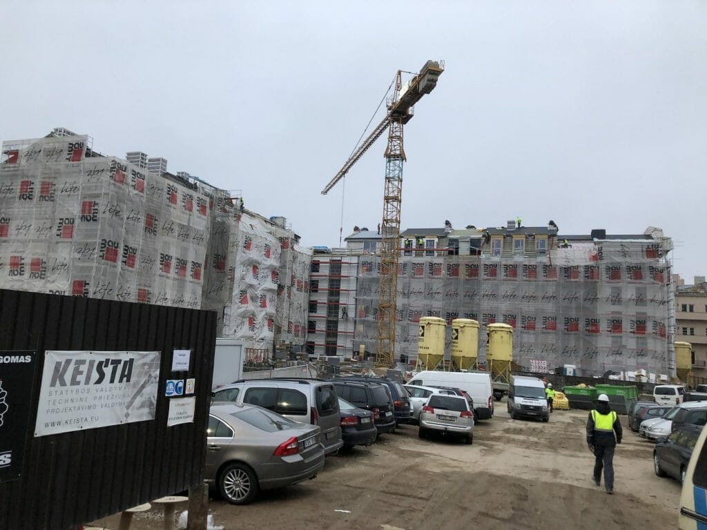 Parko namai 2 etapas (Krėvos g. 8) - Daudzdzīvokļu nams - būvdarbu attēli