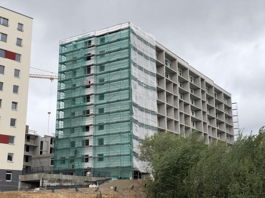 Leičių kiemas 2 etapas (Leičių g. 11) - Multi apartment - construction photos