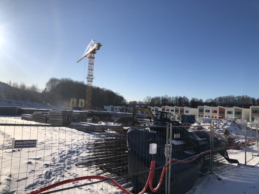 PaJustis 2 etapas (sublokuoti namai) (Mozūriškių g. 190) - Row housing - construction photos