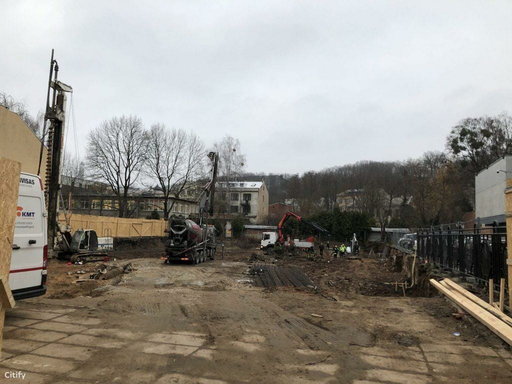 Alėja 18 (Laisvės al. 18) - Multi apartment - construction photos