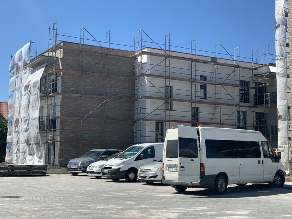 Obelų namai (Kretingos g. 179A) - Multi apartment - construction photos