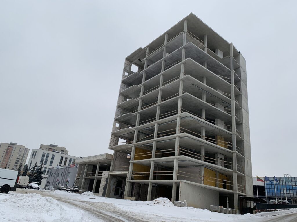 Ateities Trio verslo centras (Ateities g. 29) - Office center - construction photos