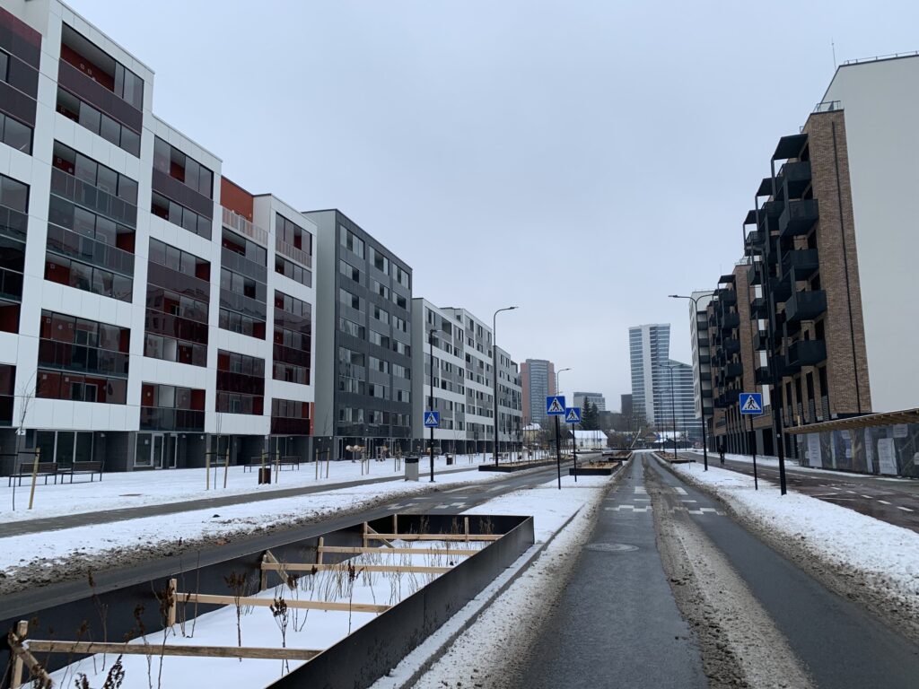 Kernavės g. (Kernavės g.) - Bike path, Street - construction photos
