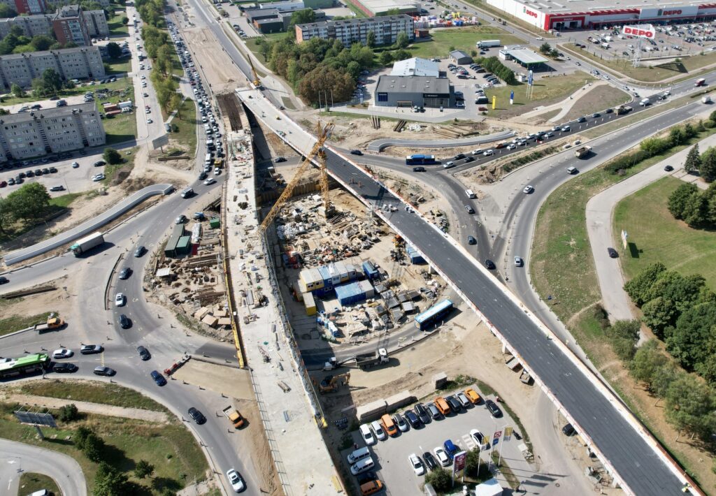 Baltijos pr. žiedinė sankryža (Baltijos pr., Šilutės pl.) - Road - construction photos
