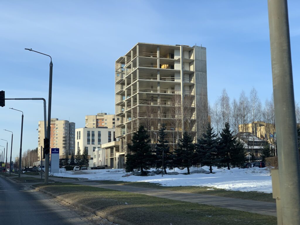 Ateities Trio verslo centras (Ateities g. 29) - Office center - construction photos