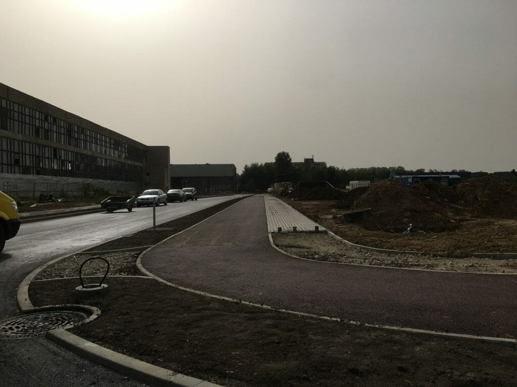 Aleksoto inovacijų pramonės parkas (Europos pr. 27) - Street - construction photos