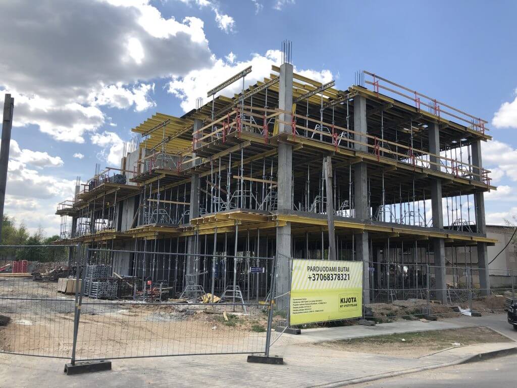 Bitėnų butai (Bitėnų g. 3B) - Multi apartment - construction photos