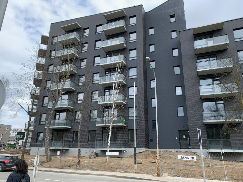 Paparčių namai 2 etapas (Utenos g. 41A) - Daugiabutis - statybų nuotraukos