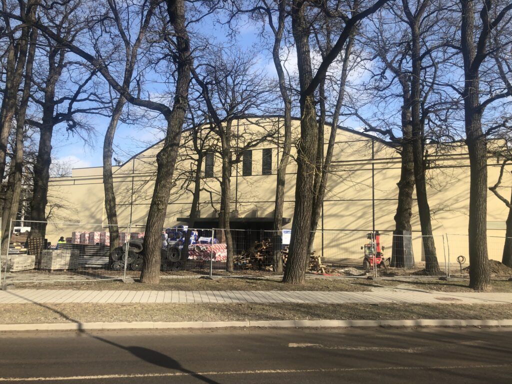 Kauno sporto halė (Perkūno al. 5) - Sports arena - construction photos