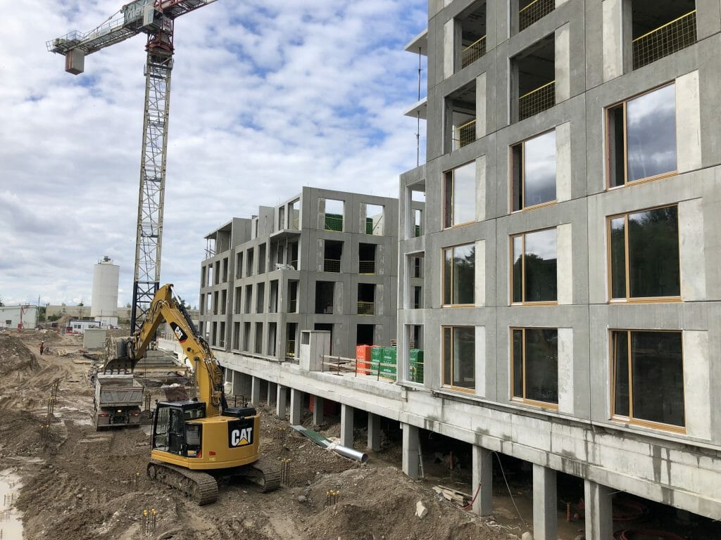 Vilnelės skverai 1 etapas (Manufaktūrų g. 7) - Multi apartment - construction photos