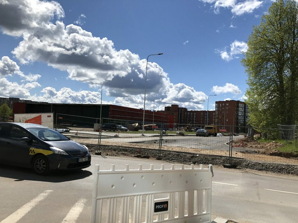 Rimi Pavilnionių g. (Pavilnionių g. 22) - Pārtikas veikals - būvdarbu attēli