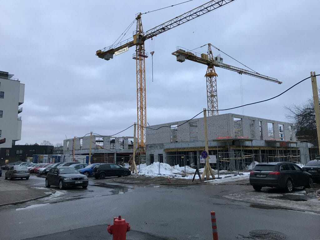 Aurea home (Giedraičių g. 56) - Multi apartment - construction photos