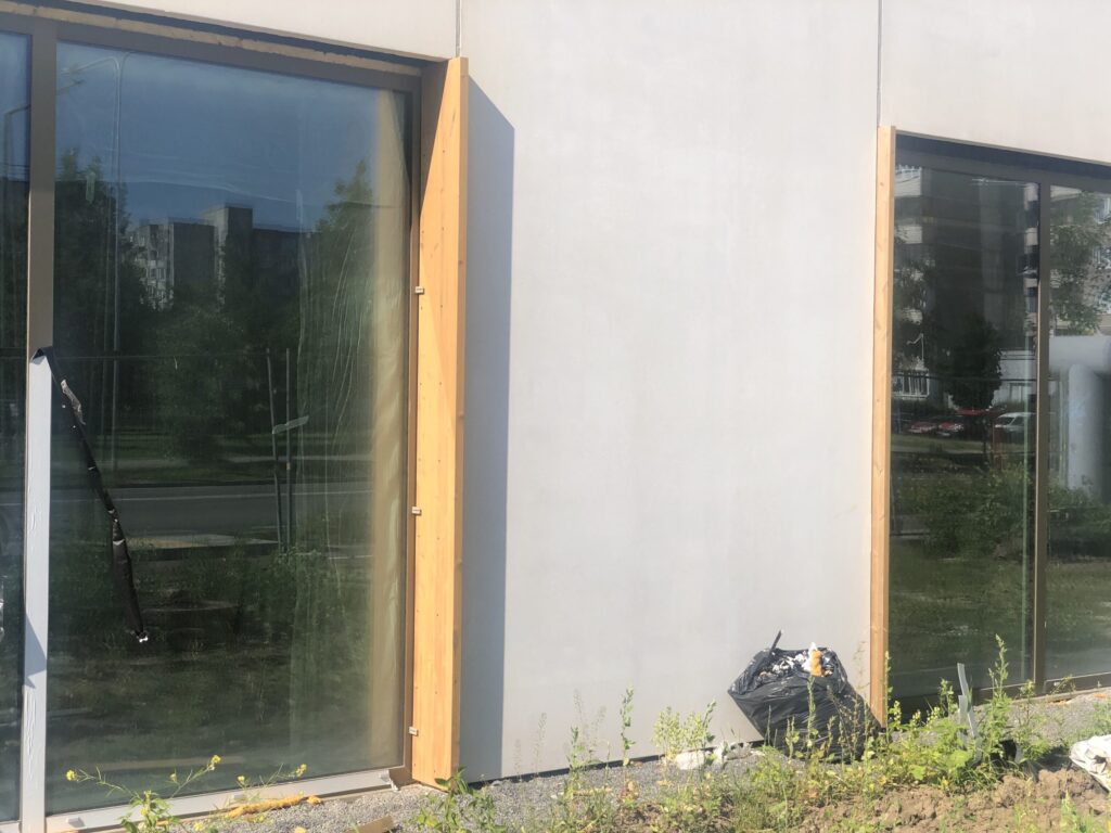 Tolminkiemio (Pilaitės) gimnazija (Tolminkiemio g. 2D) - Primary and secondary education - construction photos