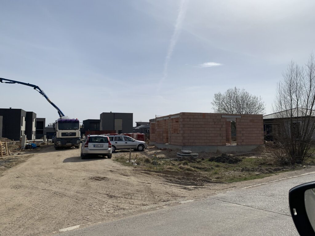 M. ir P. Šalčių g. 45-57 (M. ir P. Šalčių g. 45-57) - Rindu mājas - būvdarbu attēli