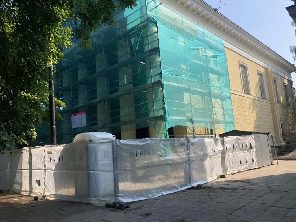 Evangelikų Reformatų bažnyčios komplekso rekonstrukcija (Pylimo g. 18) - Cultural center - construction photos