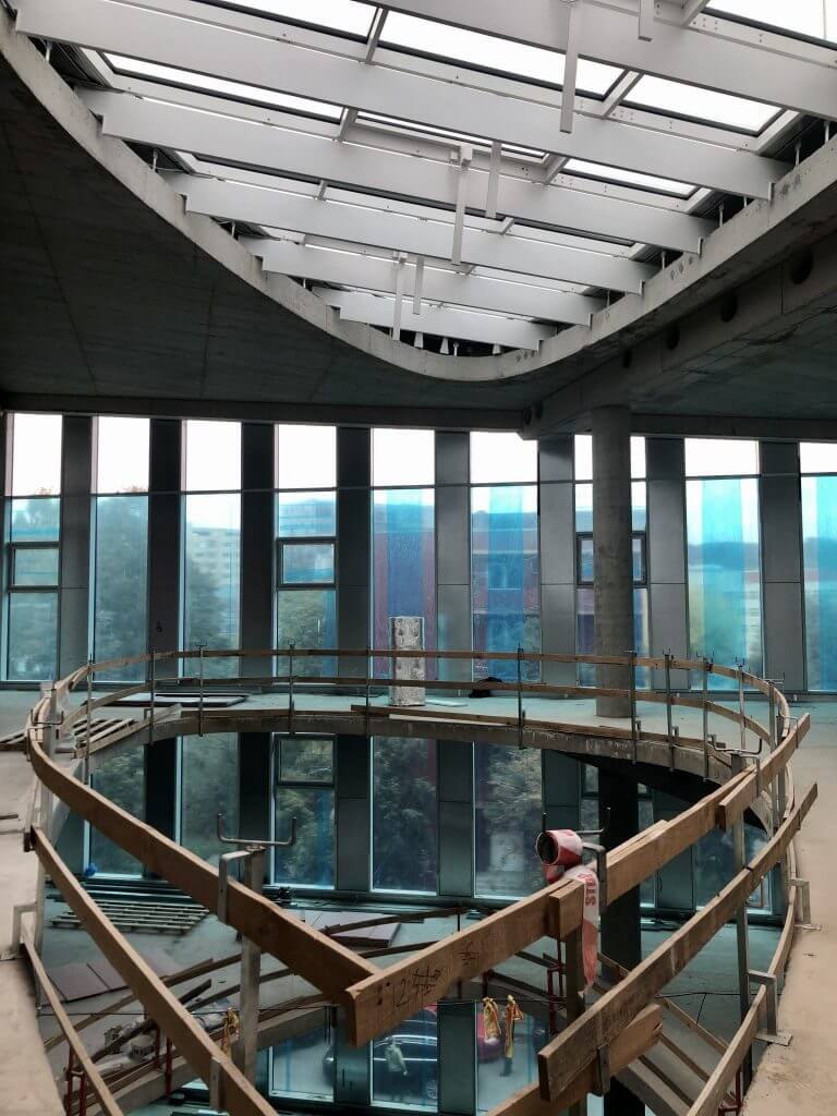 Green Hall 3 (Upės g. 9) - Office center - construction photos