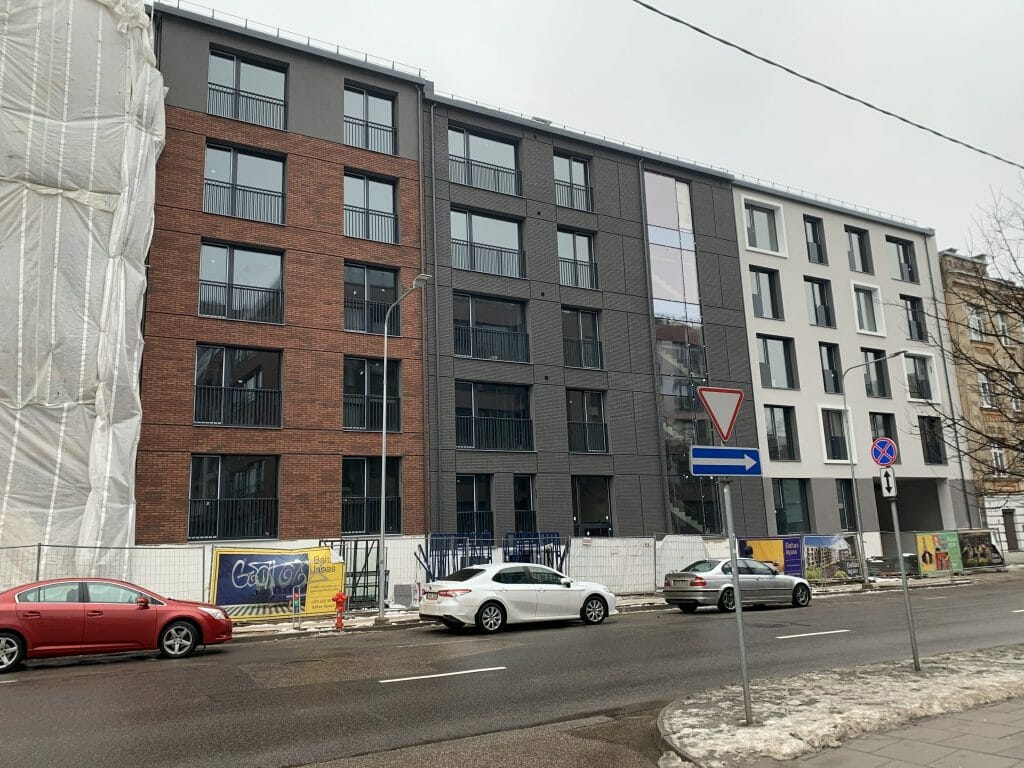 Baltas Lapas Mindaugo 2 etapas (Aguonų g. 17) - Multi apartment - construction photos