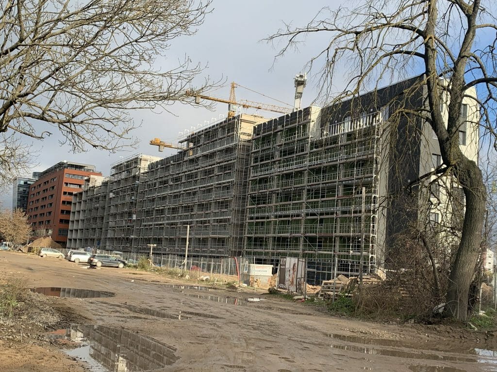K17 (Kernavės g. 15, 17) - Multi apartment - construction photos